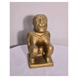 Pre-Columbian Style Seated Figure Fertility Sculpture
