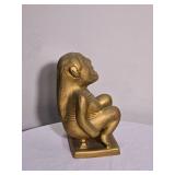 Pre-Columbian Style Seated Figure Fertility Sculpture