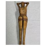 Hand Carved Primitive Figural Nutcracker
