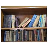 Large Vintage Book Collection Including Literature Reference and Antique Volumes