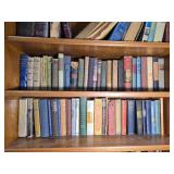 Large Vintage Book Collection Including Literature Reference and Antique Volumes
