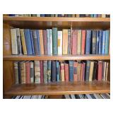 Large Vintage Book Collection Including Literature Reference and Antique Volumes