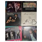 Soul Funk and R and B Vinyl Record Collection Featuring Michael Jackson and Marvin Gaye