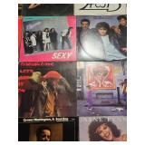 Soul Funk and R and B Vinyl Record Collection Featuring Michael Jackson and Marvin Gaye