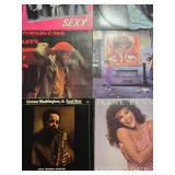 Soul Funk and R and B Vinyl Record Collection Featuring Michael Jackson and Marvin Gaye