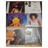 Funk Disco and Jazz Fusion Vinyl Record Collection Featuring Roy Ayers and Whitney Houston