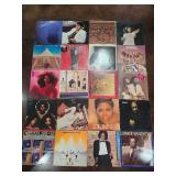 R and B and Soul Vinyl Record Collection Featuring Diana Ross and Luther Vandross