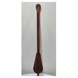 Carved Tribal Style Hardwood Ceremonial Paddle
