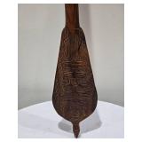 Carved Tribal Style Hardwood Ceremonial Paddle