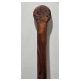 Carved Tribal Style Hardwood Ceremonial Paddle