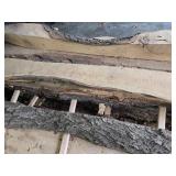 Live Edge Hardwood Planks and Offcuts Lot