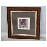 Framed Signed Constructive Nature I Abstract Print