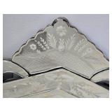 Elegant Venetian Style Etched Decorative Wall Mirror