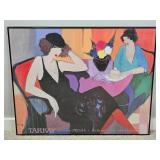 Itzchak Tarkay Givon Framed Art Print by Romm Art Editions