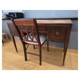 Vintage Vanity Desk with Chair