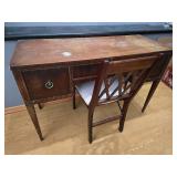 Vintage Vanity Desk with Chair