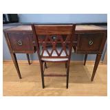 Vintage Vanity Desk with Chair