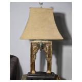 Elephant Motif Architectural Table Lamp with Decorative Arch Form by Uttermost - B