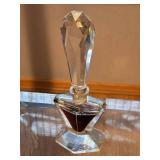 Gorgeous Vintage Czech Crystal Perfume Bottle