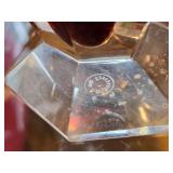 Gorgeous Vintage Czech Crystal Perfume Bottle