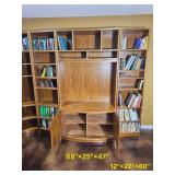 Teak Entertainment Bookcase