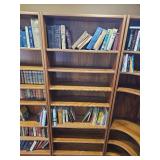 Teak Bookcase Shelving Five Unit System