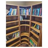 Teak Bookcase Shelving Five Unit System