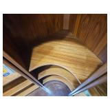 Teak Bookcase Shelving Five Unit System