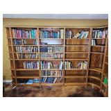 Teak Bookcase Shelving Five Unit System