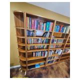 Teak Bookcase Shelving Five Unit System