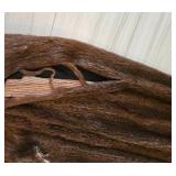 Vintage Real Mink Fur Coat for Craft, as