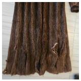 Vintage Real Mink Fur Coat for Craft, as