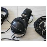 Studio Beyer Dynamic DT 770 Headphones and Audio Cable Collection with Sennheiser Microphones