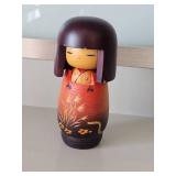 Vintage Japanese Kokeshi Wooden Doll Figurine