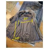 Vintage Raccoon Real Fur Coat