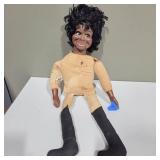 Vintage Ventriloquist Puppet Doll w/ Moving Mouth Mechanism – Restoration Project – Lot 15