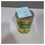 Vintage Land O Lakes Golden D Motor Oil Advertising Bank – 1 Quart Oil Can Style – Lot 19