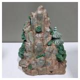 Lighted Asian Garden Waterfall Scene Figurine – Battery Operated Display (Untested) – Lot 20