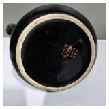 Vintage Hall China Black & Gold Teapot – Made in USA – 6 Cup Coffee / Tea Pot – Lot 21