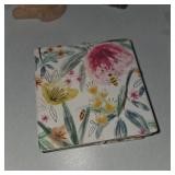 Mixed Decor Lot – Bear Figurines, Holiday Dog Soap Dispenser, Floral Coasters – Lot 23