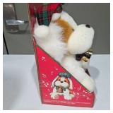Harmonic Musical “Sweetie Bell” Puppy Plush Barking Dog Christmas Decoration – Lot 36
