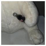 Coca-Cola Polar Bear Plush Collectible with Bottle Accessory – Coca-Cola Brand – Lot 37