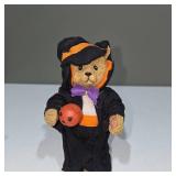 K’s Collection Halloween Bear Figurines (3) + Purple Decorative Jar – Lot 42