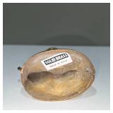 Solid Brass Figurines – Ducks, Bird on Log, & Farmer Statue – Lot 43