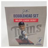 Joe Mauer MLB Debut Bobblehead Set Minnesota Twins April 5 2004 Rookie Debut Collectible NIB