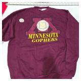 11 Pc Minnesota Apparel Lot — NEW Minnesota Gophers XXL Long Sleeve NWT, XL Graphic Tees, Minneapolis Aquatennial, Motorcycle Shirt — Lot 45