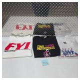 Vintage XL Graphic T-Shirt Lot — 1994 Warner Bros Murphy Brown TV Promo + Erik’s Bike Shop Cycling + Motorcycle Graphic Tee — Retro Collectible Apparel lot 46