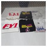 Vintage XL Graphic T-Shirt Lot — 1994 Warner Bros Murphy Brown TV Promo + Erik’s Bike Shop Cycling + Motorcycle Graphic Tee — Retro Collectible Apparel lot 46