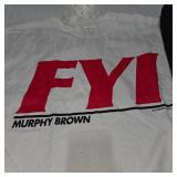 Vintage XL Graphic T-Shirt Lot — 1994 Warner Bros Murphy Brown TV Promo + Erik’s Bike Shop Cycling + Motorcycle Graphic Tee — Retro Collectible Apparel lot 46
