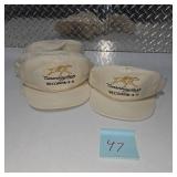 (5)Canterbury Park WCCO Promotional Hats — Horse Racing Track Snapback Caps — Vintage Minnesota Collectible Advertising Lot 47